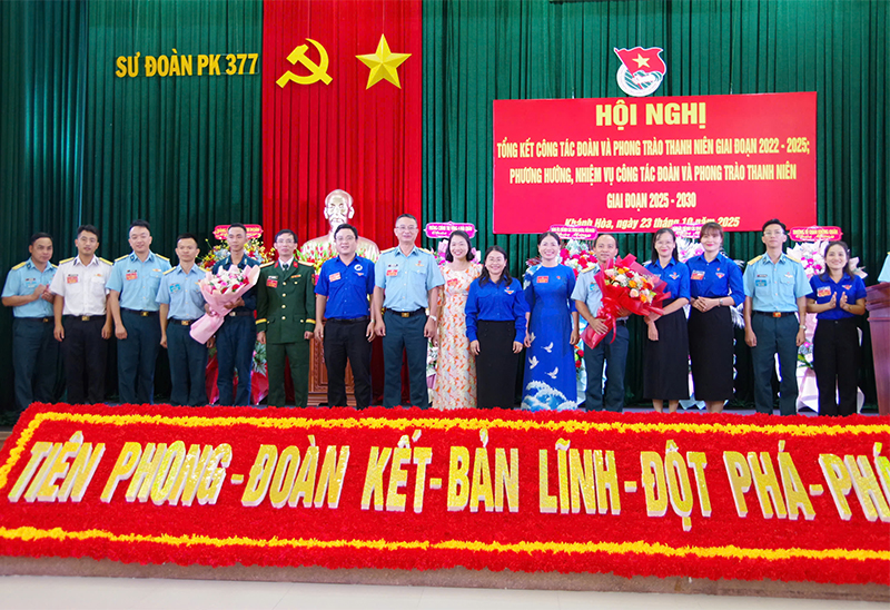 Sư đoàn 377 tổng kết công tác Đoàn và phong trào thanh niên giai đoạn 2022-2025