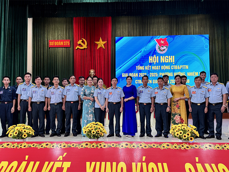 Sư đoàn 375 tổng kết công tác Đoàn và phong trào thanh niên giai đoạn 2022-2025