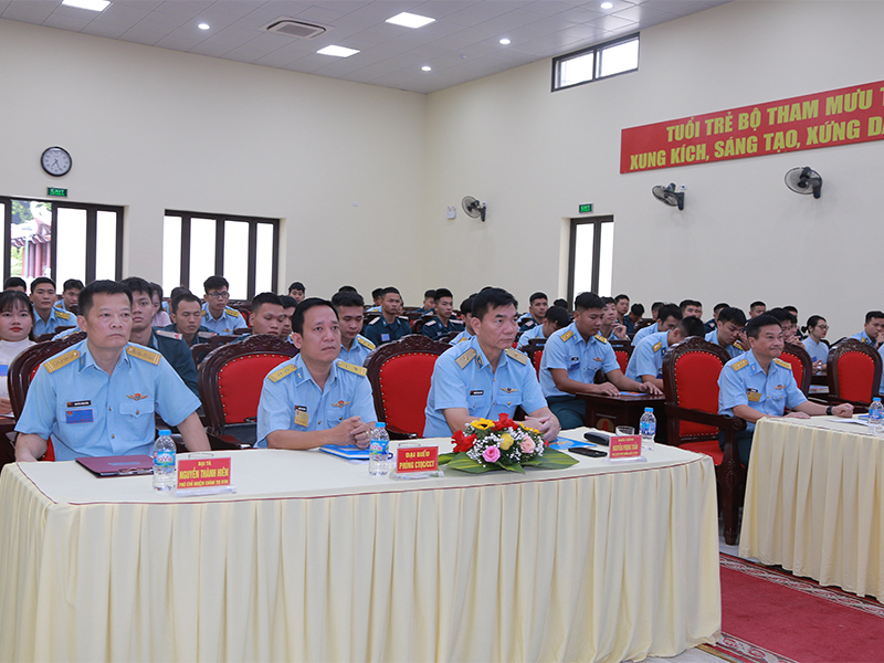 Bộ Tham mưu Phòng không - Không quân tổng kết công tác Đoàn và phong trào thanh niên giai đoạn 2022-2025
