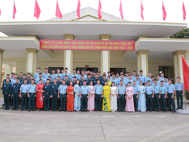 Bộ Tham mưu Phòng không - Không quân tổng kết công tác Đoàn và phong trào thanh niên giai đoạn 2022-2025