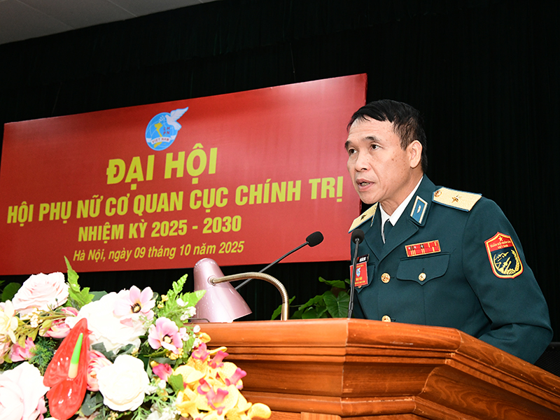 Hội phụ nữ cơ quan Cục Chính trị tổ chức thành công Đại hội nhiệm kỳ 2025-2030