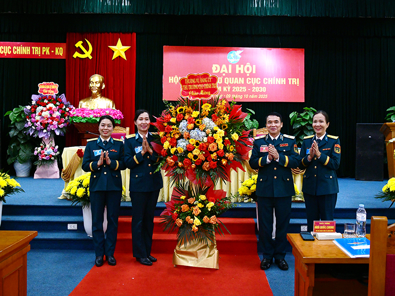 Hội phụ nữ cơ quan Cục Chính trị tổ chức thành công Đại hội nhiệm kỳ 2025-2030