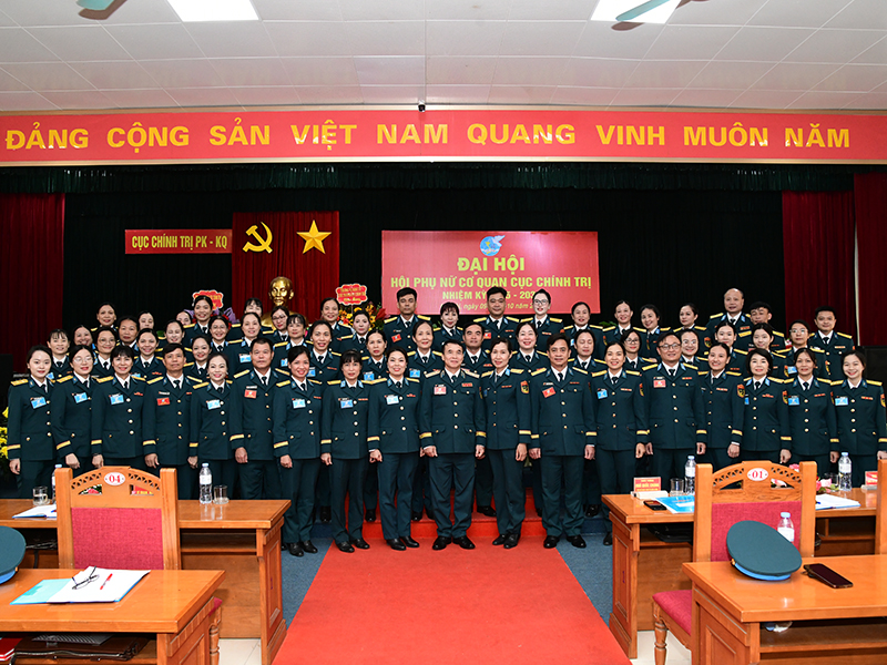 Hội phụ nữ cơ quan Cục Chính trị tổ chức thành công Đại hội nhiệm kỳ 2025-2030