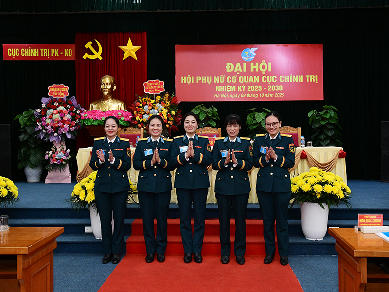 Hội phụ nữ cơ quan Cục Chính trị tổ chức thành công Đại hội nhiệm kỳ 2025-2030