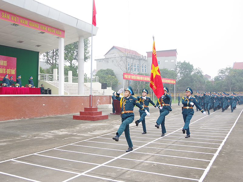 Các đơn vị trong Quân chủng Phòng không - Không quân tổ chức Lễ ra quân huấn luyện năm 2025