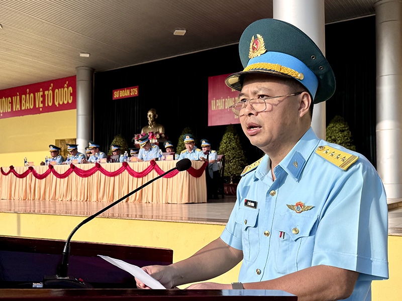 Các đơn vị trong Quân chủng Phòng không - Không quân tổ chức Lễ ra quân huấn luyện năm 2025