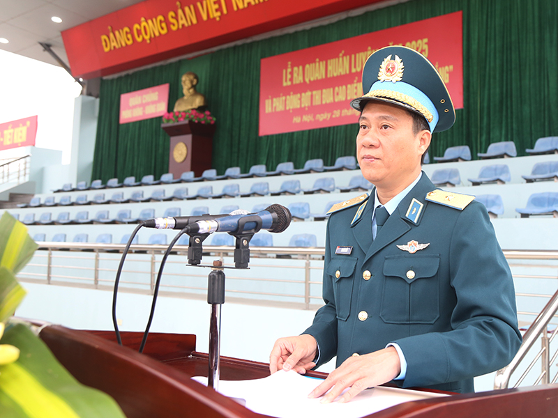 Khối cơ quan Quân chủng Phòng không - Không quân tổ chức Lễ ra quân huấn luyện năm 2025