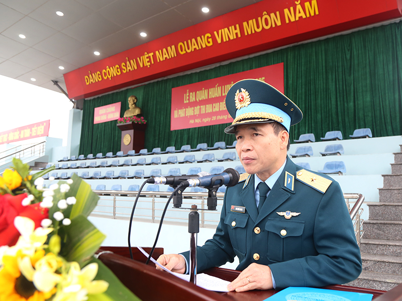 Khối cơ quan Quân chủng Phòng không - Không quân tổ chức Lễ ra quân huấn luyện năm 2025