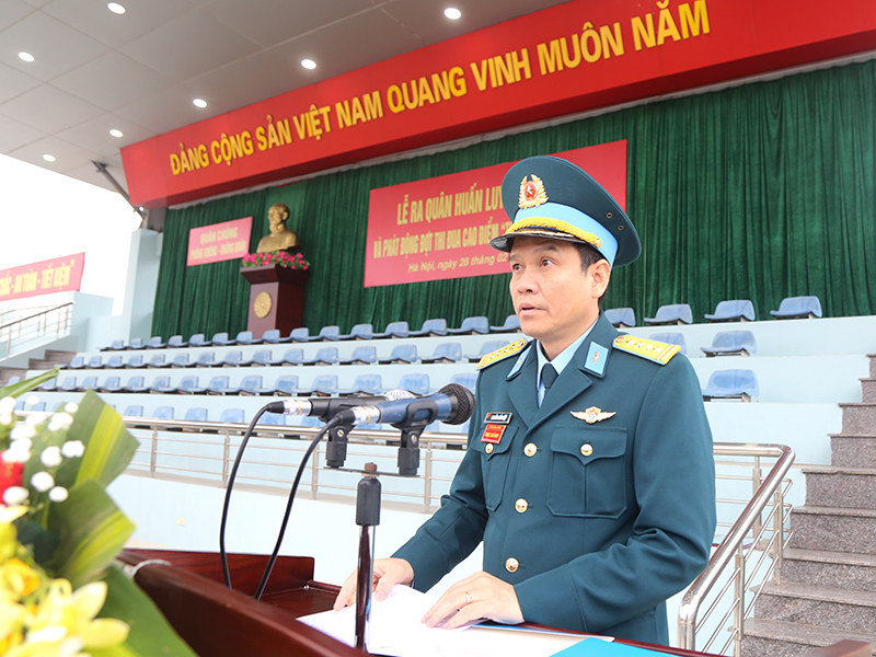 Khối cơ quan Quân chủng Phòng không - Không quân tổ chức Lễ ra quân huấn luyện năm 2025