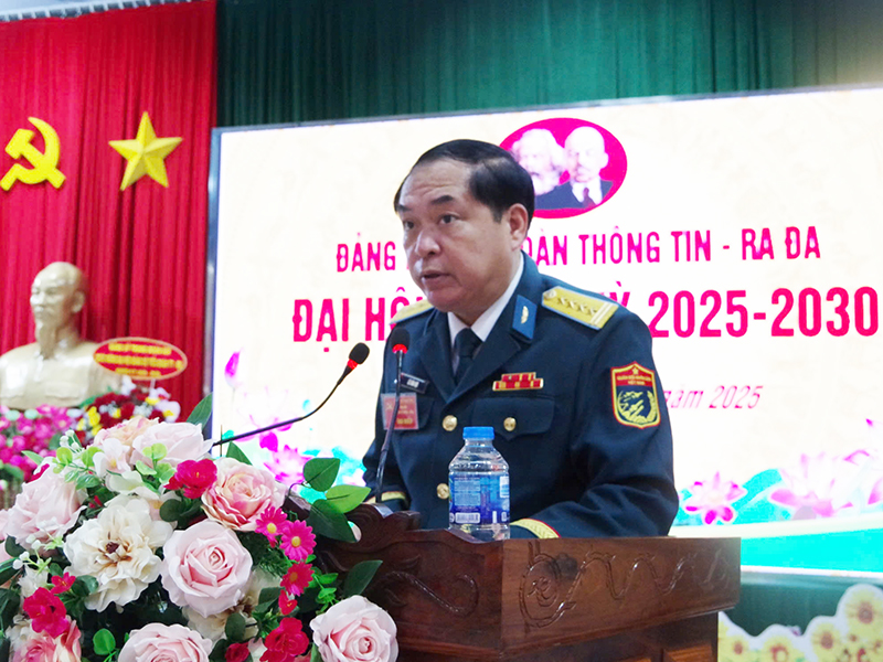 Đảng bộ Tiểu đoàn Thông tin - Ra đa, Trung đoàn 935 tổ chức thành công Đại hội nhiệm kỳ 2025-2030