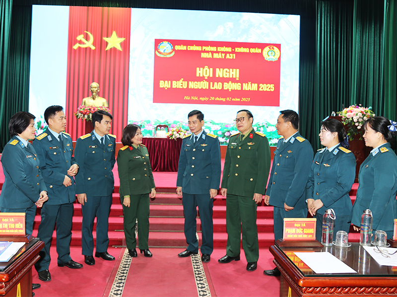 Nhà máy A31 tổ chức Hội nghị đại biểu người lao động năm 2025