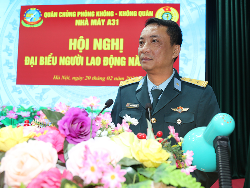 Nhà máy A31 tổ chức Hội nghị đại biểu người lao động năm 2025