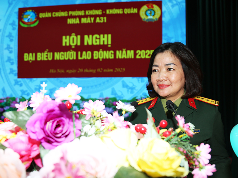 Nhà máy A31 tổ chức Hội nghị đại biểu người lao động năm 2025