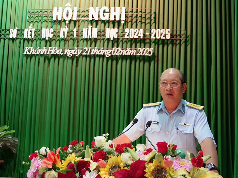 Trường Sĩ quan Không quân sơ kết học kỳ 1 năm học 2024-2025