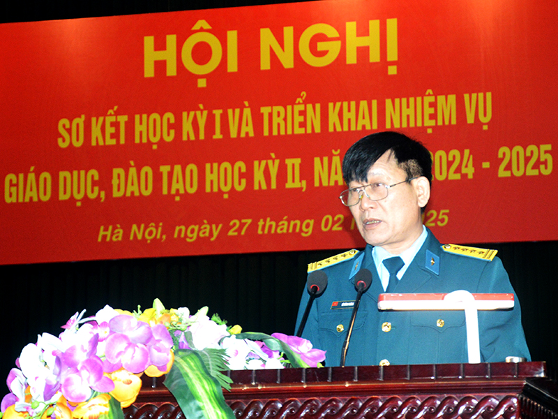 Học viện Phòng không-Không quân sơ kết học kỳ I năm học 2024-2025