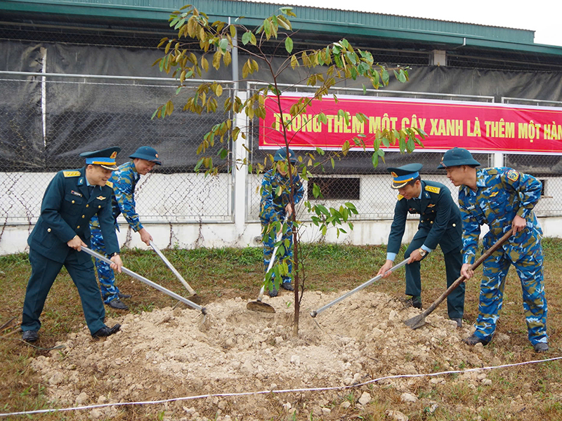 Sư đoàn 371 phát động “Tết trồng cây đời đời nhớ ơn Bác Hồ” Xuân Ất Tỵ 2025