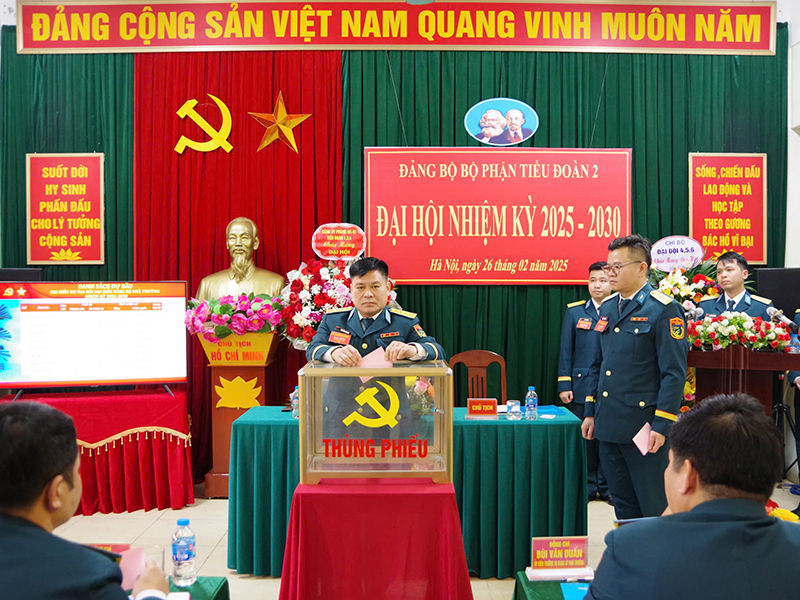 Các đơn vị trong Quân chủng Phòng không - Không quân tổ chức Đại hội đảng bộ bộ phận làm trước để rút kinh nghiệm