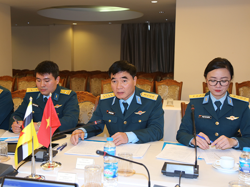 Đoàn Không quân Hoàng gia Bru-nây thăm Quân chủng Phòng không - Không quân và tham dự Chương trình Tham vấn không quân lần thứ nhất