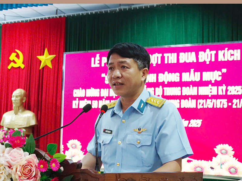 Trung đoàn 935 phát động đợt thi đua đột kích “50 ngày hành động mẫu mực”