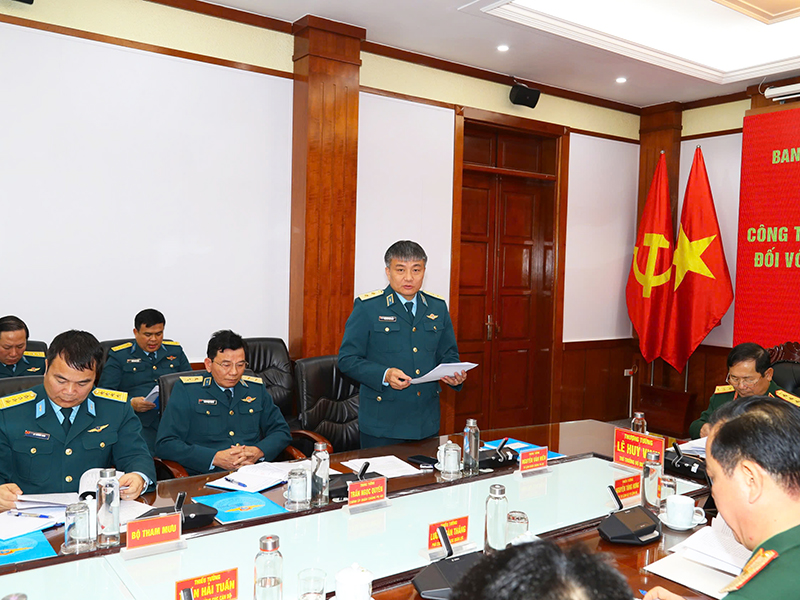 Bộ Quốc phòng kiểm tra công tác cải cách hành chính và chuyển đổi số đối với Quân chủng Phòng không - Không quân