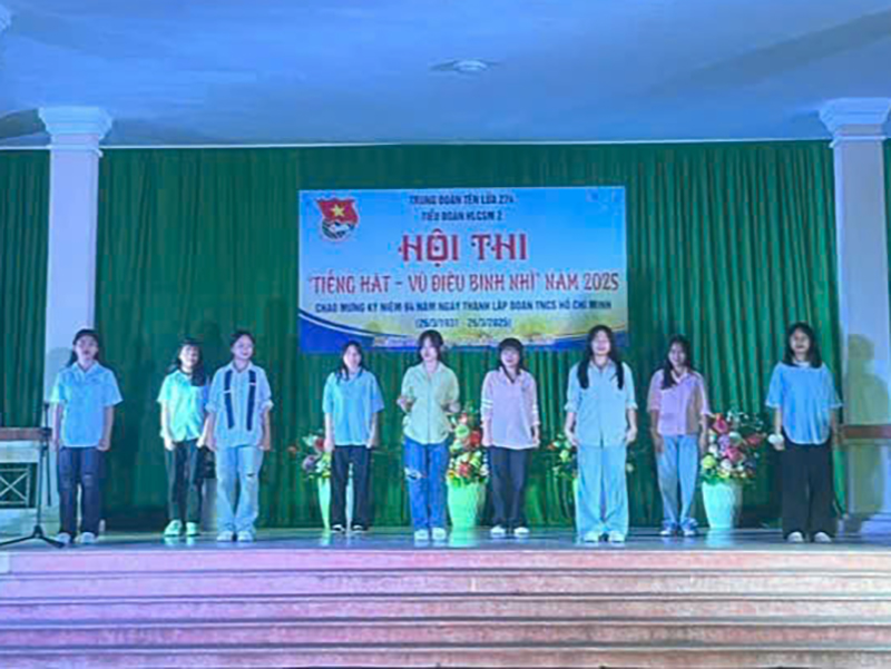 Trung đoàn 274 tổ chức Hội thi “Tiếng hát - Vũ điệu binh nhì”
