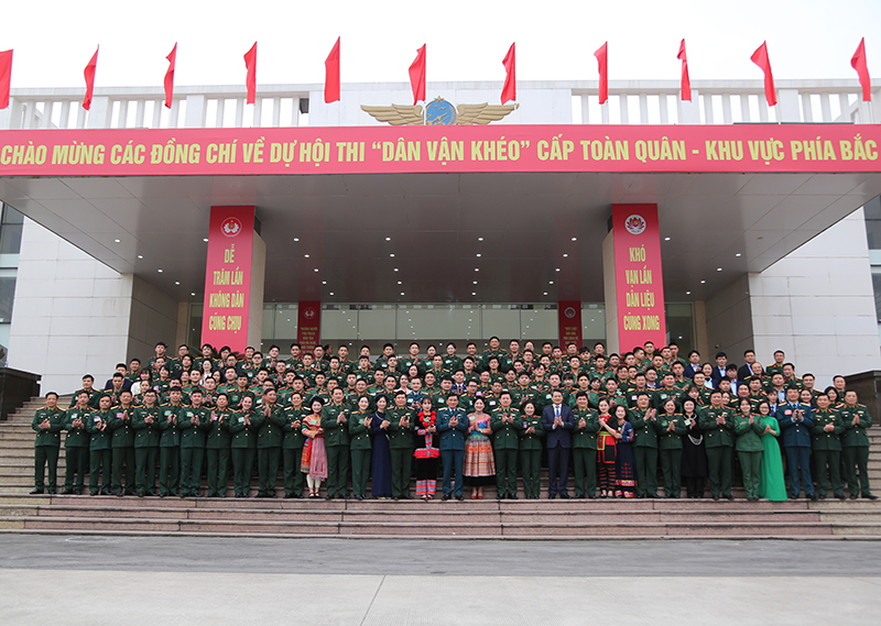 Tổng cục Chính trị khai mạc Hội thi “Dân vận khéo” toàn quân năm 2025 khu vực phía Bắc