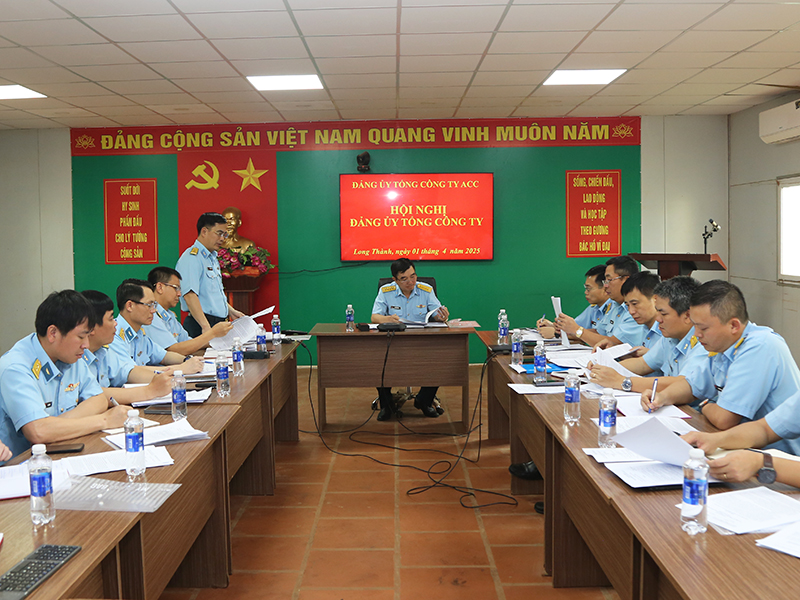 Đảng ủy Tổng công ty ACC tổ chức Hội nghị ra Nghị quyết lãnh đạo Quý II năm 2025 và Nghị quyết về đột phá phát triển khoa học, công nghệ, đổi mới sáng tạo và chuyển đổi số.