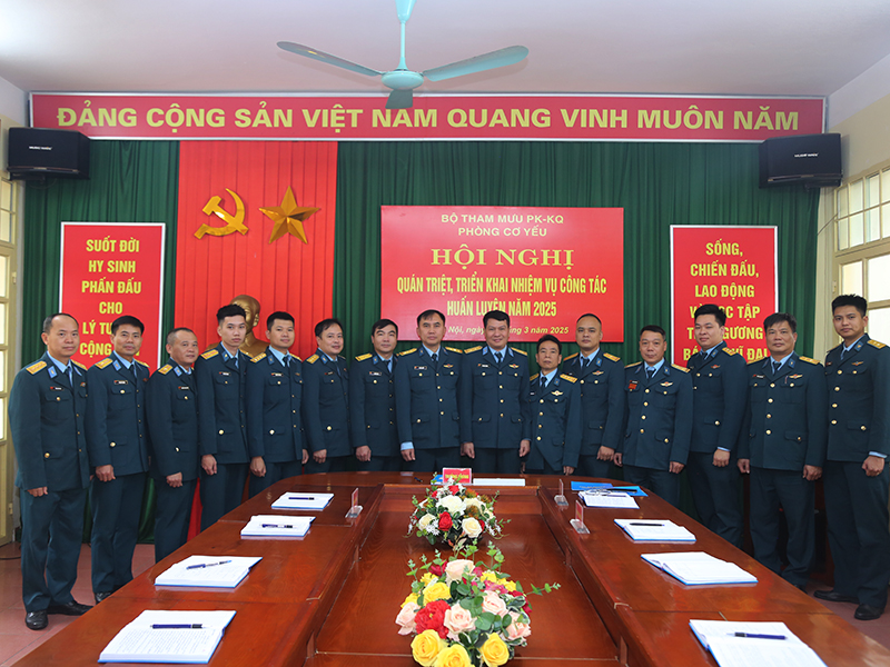 Triển khai toàn diện công tác huấn luyện Ngành Cơ yếu trong Quân chủng Phòng không - Không quân năm 2025