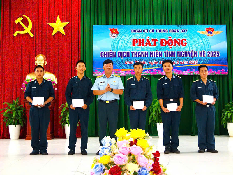 Đoàn cơ sở Trung đoàn 937 phát động chiến dịch thanh niên tình nguyện Hè 2025
