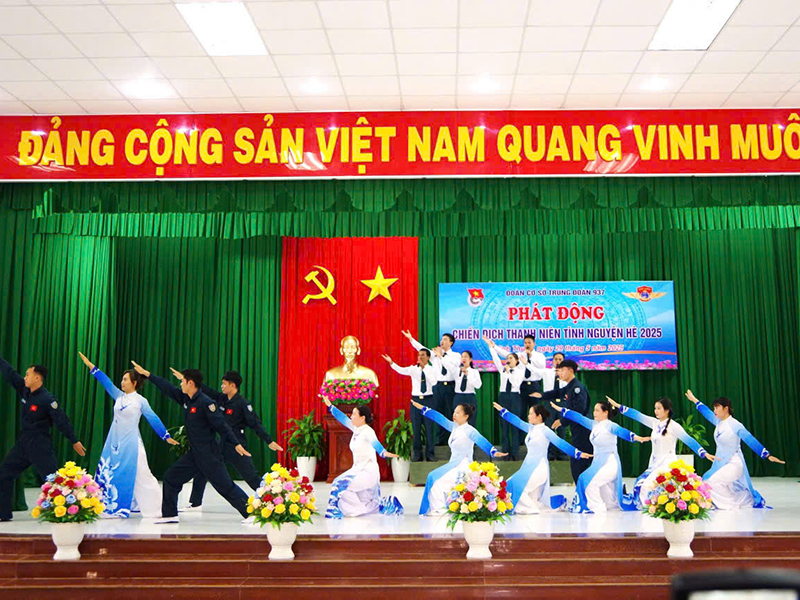 Đoàn cơ sở Trung đoàn 937 phát động chiến dịch thanh niên tình nguyện Hè 2025
