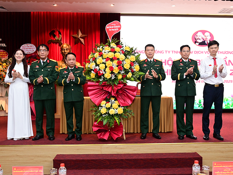 Đảng bộ Công ty Trách nhiệm hữu hạn (TNHH) Một thành viên (MTV) Dịch vụ và Thương mại VIETTELPOST tổ chức Đại hội đại biểu nhiệm kỳ 2025-2030