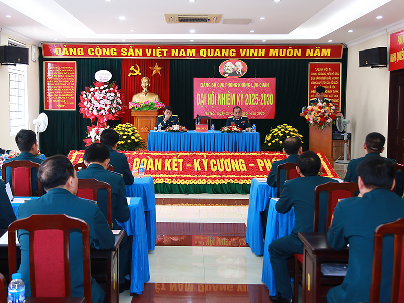 Đảng bộ Cục Phòng không Lục quân tổ chức Đại hội nhiệm kỳ 2025-2030