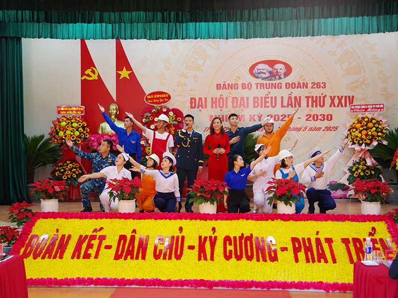 Đảng bộ Trung đoàn 263 tổ chức thành công Đại hội đại biểu nhiệm kỳ 2025 - 2030