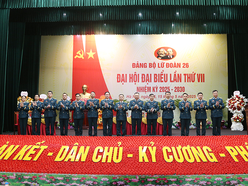 Đảng bộ Lữ đoàn 26 tổ chức Đại hội đại biểu lần thứ VII, nhiệm kỳ 2025-2030