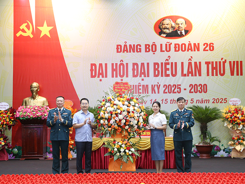 Đảng bộ Lữ đoàn 26 tổ chức Đại hội đại biểu lần thứ VII, nhiệm kỳ 2025-2030