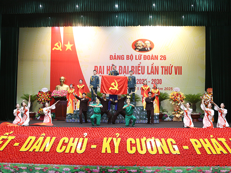 Đảng bộ Lữ đoàn 26 tổ chức Đại hội đại biểu lần thứ VII, nhiệm kỳ 2025-2030