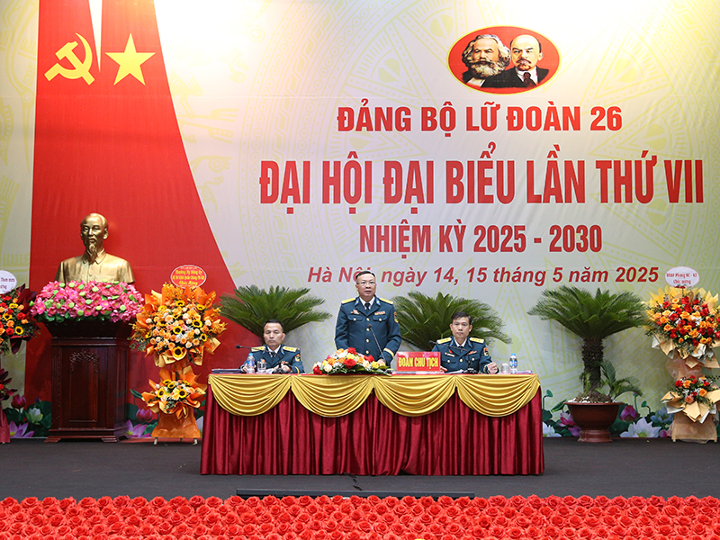 Đảng bộ Lữ đoàn 26 tổ chức Đại hội đại biểu lần thứ VII, nhiệm kỳ 2025-2030