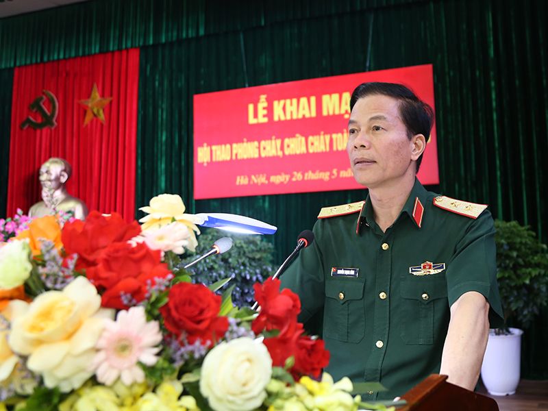 Khai mạc Hội thao Phòng cháy, chữa cháy toàn quân năm 2025