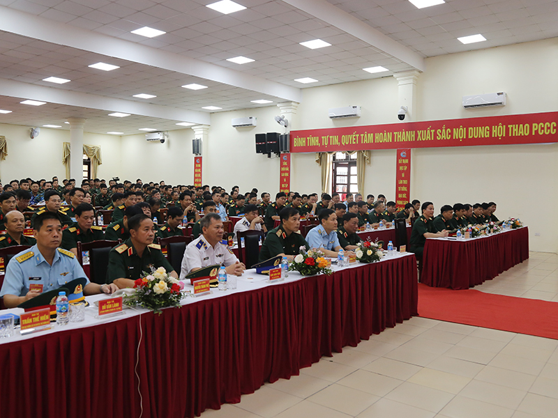 Khai mạc Hội thao Phòng cháy, chữa cháy toàn quân năm 2025