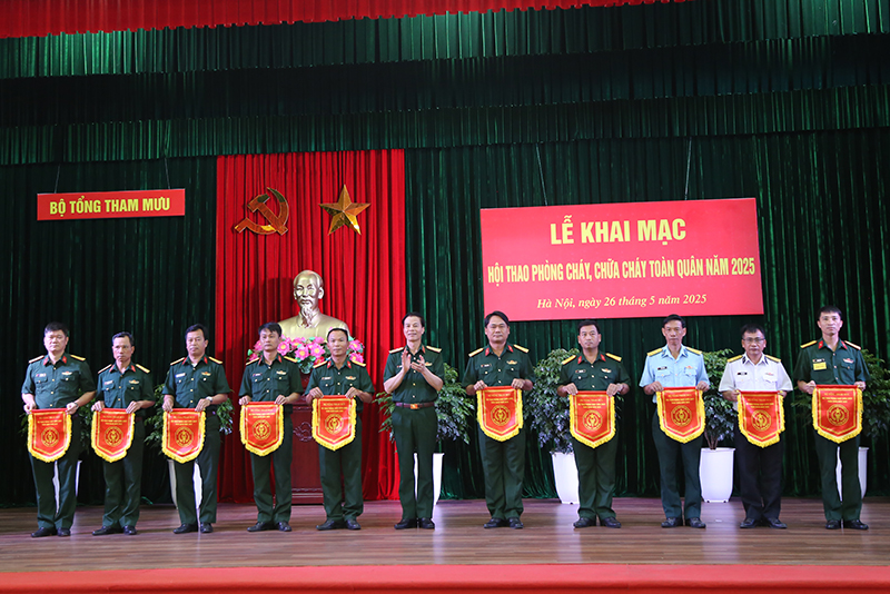 Khai mạc Hội thao Phòng cháy, chữa cháy toàn quân năm 2025