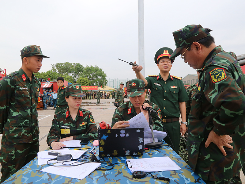 Khai mạc Hội thao Phòng cháy, chữa cháy toàn quân năm 2025