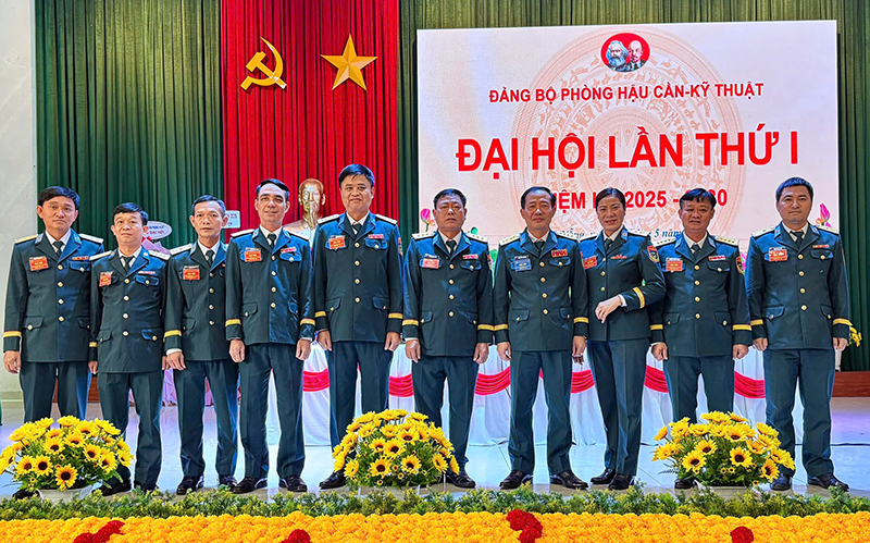 Đảng bộ Phòng Hậu cần - Kỹ thuật, Sư đoàn 375 tổ chức đại hội nhiệm kỳ 2025-2030