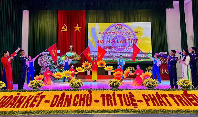 Đảng bộ Phòng Hậu cần - Kỹ thuật, Sư đoàn 375 tổ chức đại hội nhiệm kỳ 2025-2030