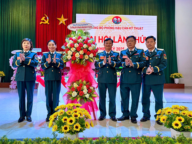 Đảng bộ Phòng Hậu cần - Kỹ thuật, Sư đoàn 375 tổ chức đại hội nhiệm kỳ 2025-2030
