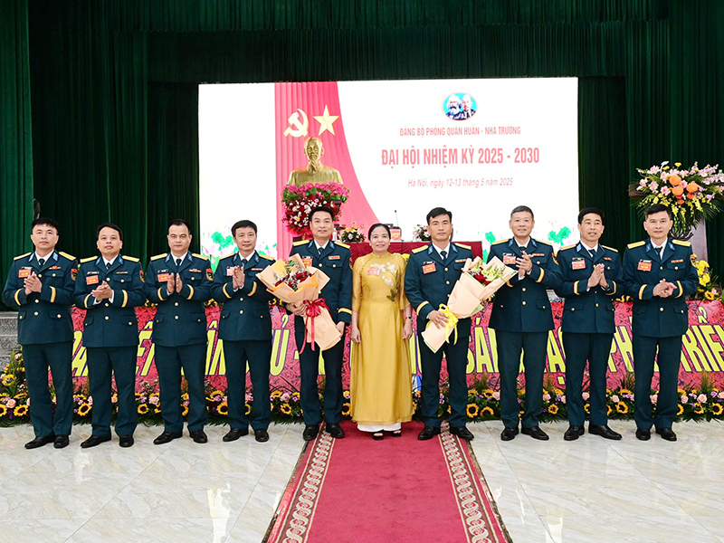 Đảng bộ Phòng Quân huấn - Nhà trường, Bộ Tham mưu Quân chủng Phòng không - Không quân tổ chức Đại hội nhiệm kỳ 2025 - 2030