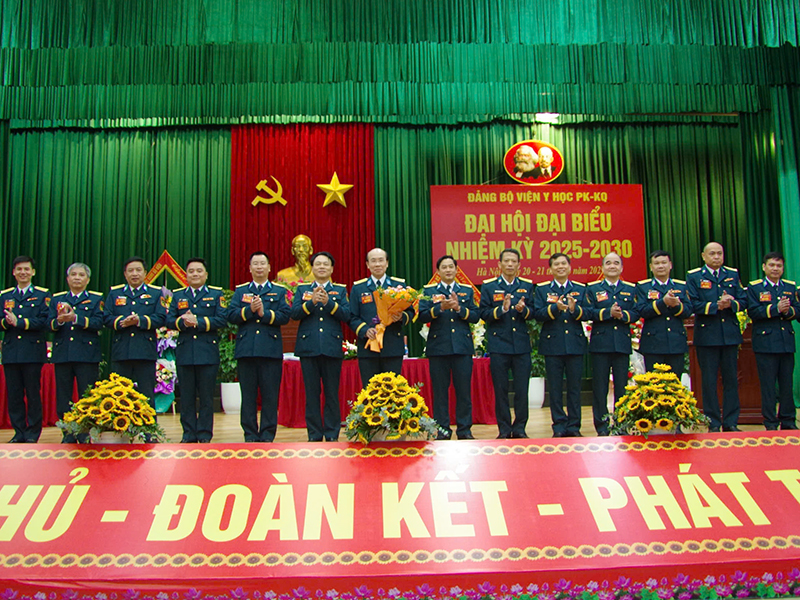 Đảng bộ Viện Y học Phòng không - Không quân tổ chức thành công Đại hội đại biểu, nhiệm kỳ 2025-2030