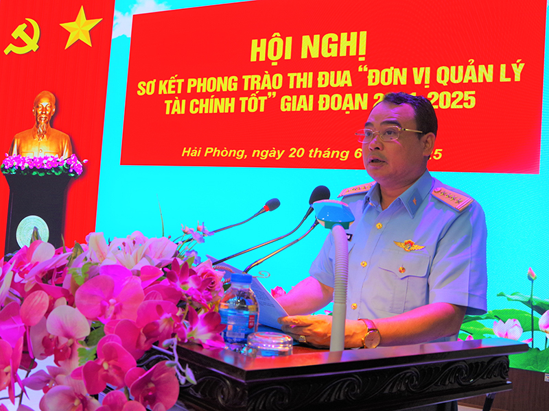 Sư đoàn 363 sơ kết Phong trào thi đua “Đơn vị quản lý tài chính tốt” giai đoạn 2021 - 2025