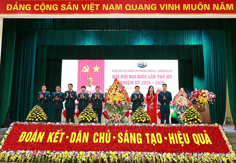 Đảng bộ Cục Chính trị Quân chủng Phòng không - Không quân tổ chức thành công Đại hội đại biểu lần thứ XV, nhiệm kỳ 2025-2030