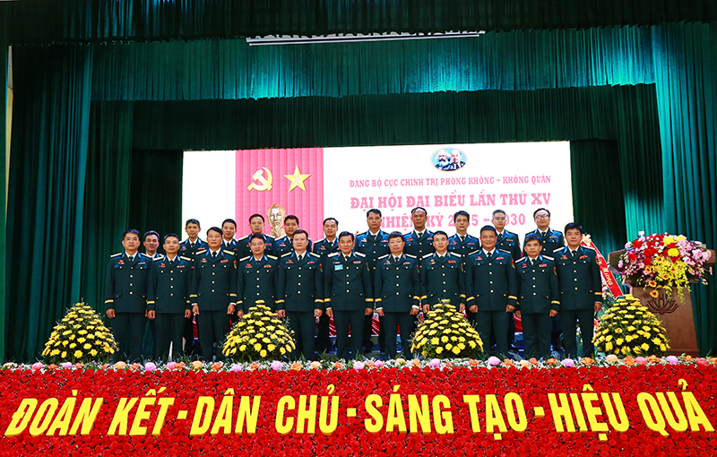Đảng bộ Cục Chính trị Quân chủng Phòng không - Không quân tổ chức thành công Đại hội đại biểu lần thứ XV, nhiệm kỳ 2025-2030