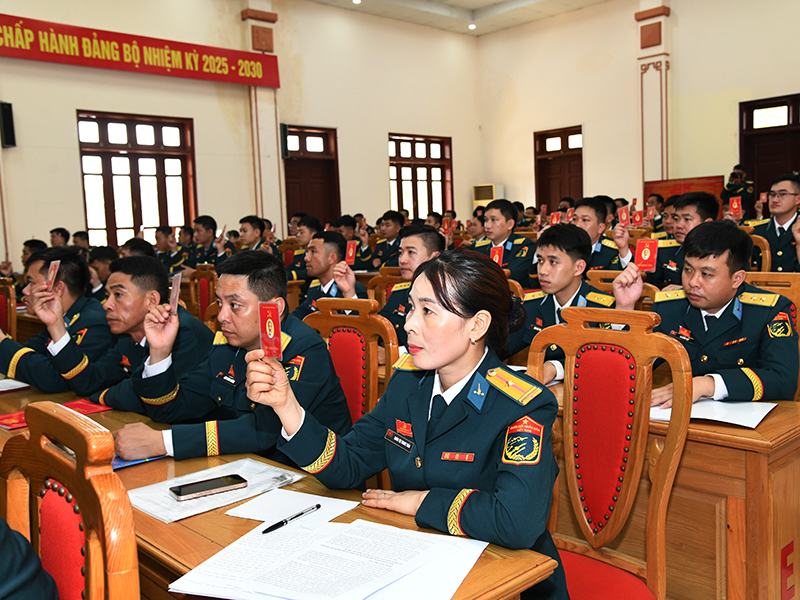 Đảng bộ Sư đoàn 365 tổ chức thành công Đại hội đại biểu lần thứ XV, nhiệm kỳ 2025-2030